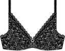 Soutien-gorge armature triangle plongeant AUBADE "Rosessence" HK12 - Noir