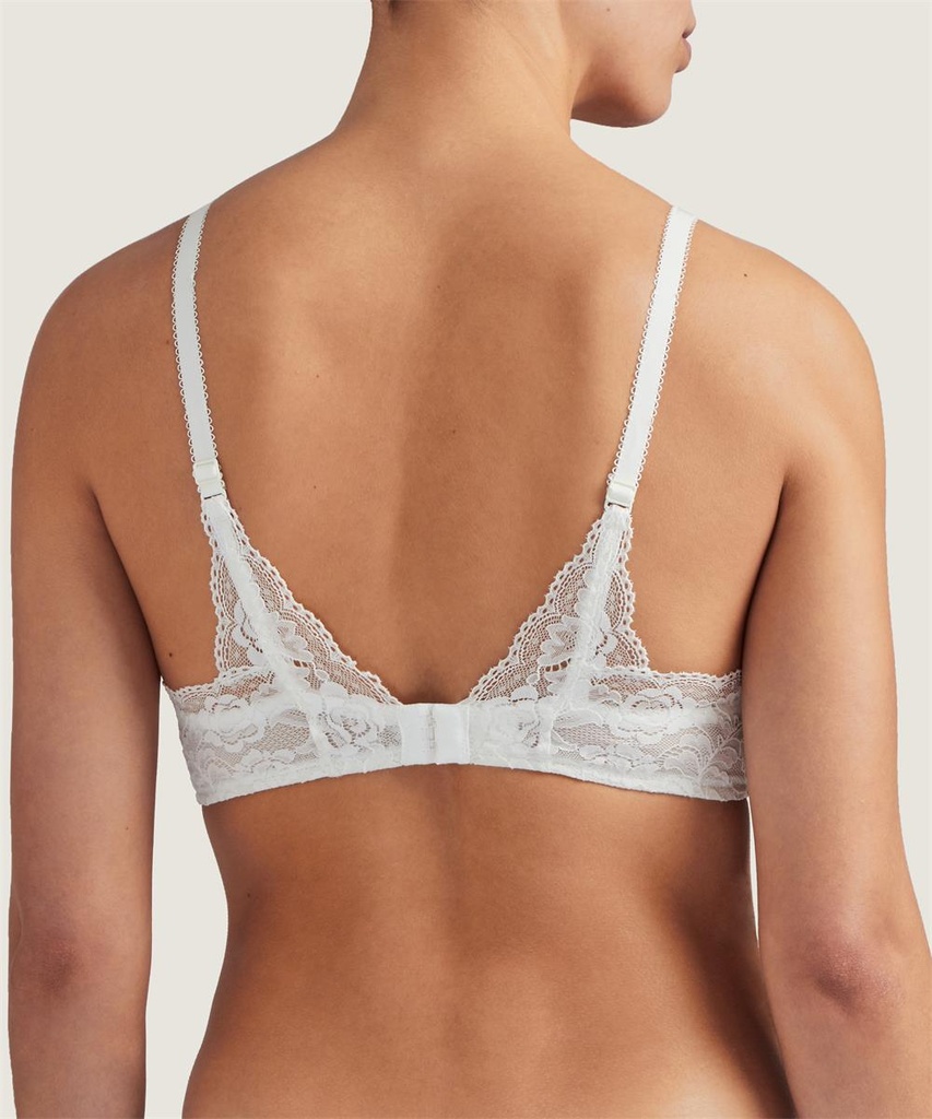 Soutien-gorge armature triangle plongeant AUBADE "Rosessence" HK12 - Opale