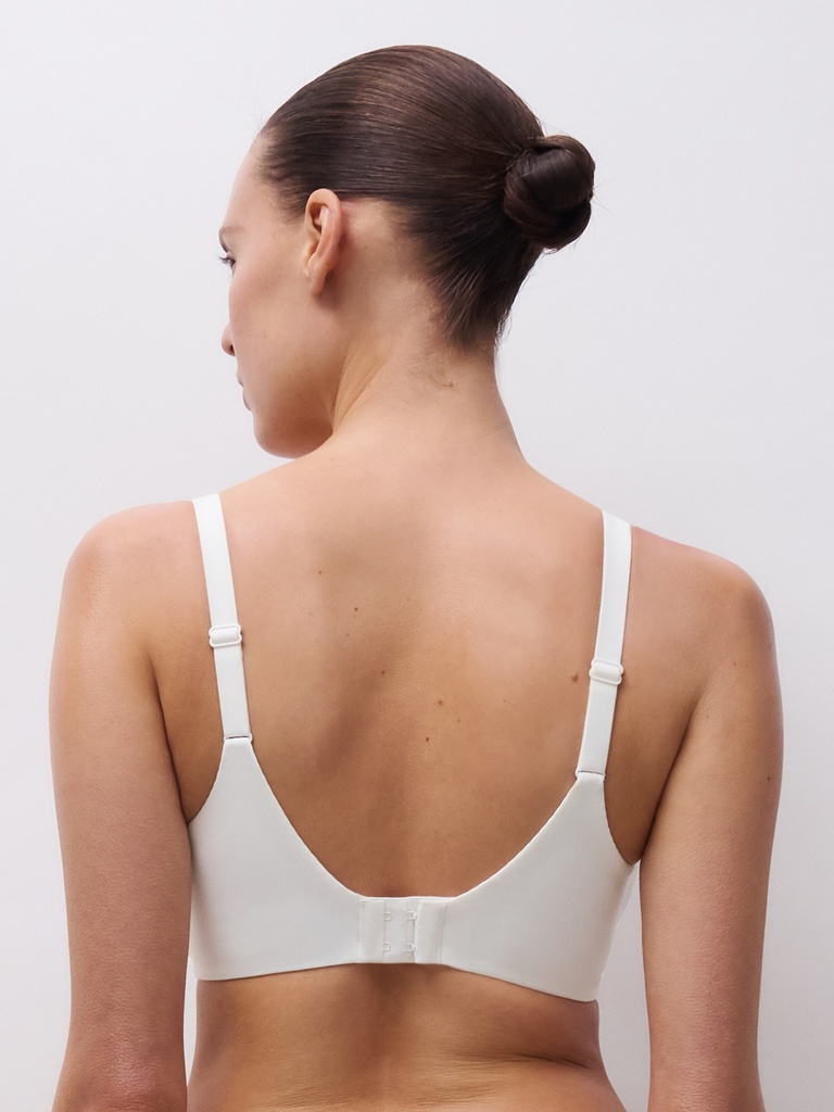 Soutien-gorge avec coques memory form enveloppant CHANTELLE EASY FEEL "Floral Touch" C94260 - Milk 0LW