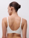 Soutien-gorge avec coques memory form enveloppant CHANTELLE EASY FEEL "Floral Touch" C94260 - Milk 0LW