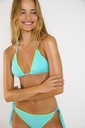Bikini 2 pièces à nouer BANANA MOON "Nucodimka Goodsun" - Bleu Lagon Vert 17D04