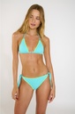 Bikini 2 pièces à nouer BANANA MOON "Nucodimka Goodsun" - Bleu Lagon Vert 17D04