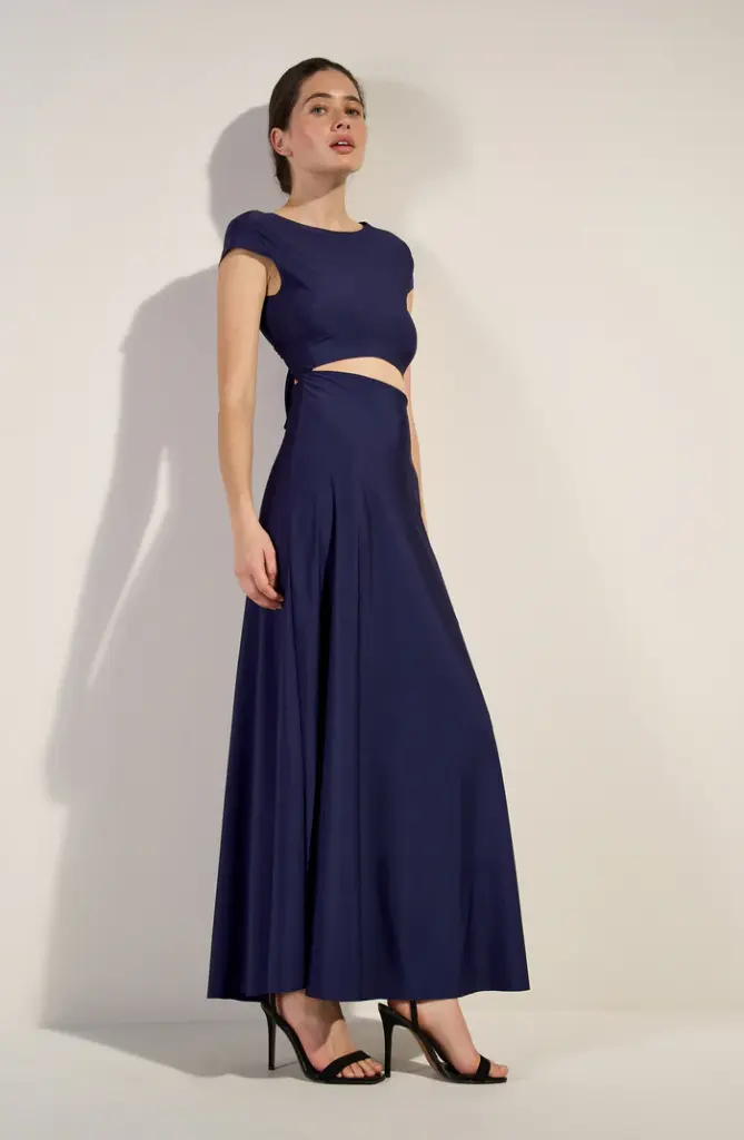 Robe de plage longue PAIN DE SUCRE "Lil 11" - Navy