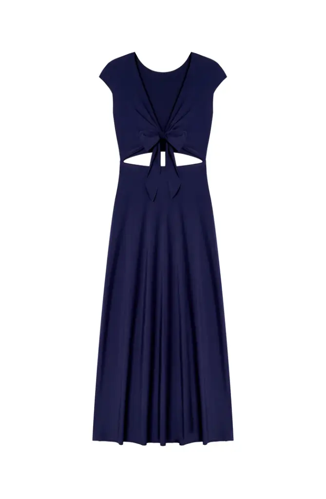 Robe de plage longue PAIN DE SUCRE "Lil 11" - Navy