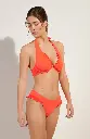 Haut de Bikini mono-armature à volants PAIN DE SUCRE "Sary 61" - Orange