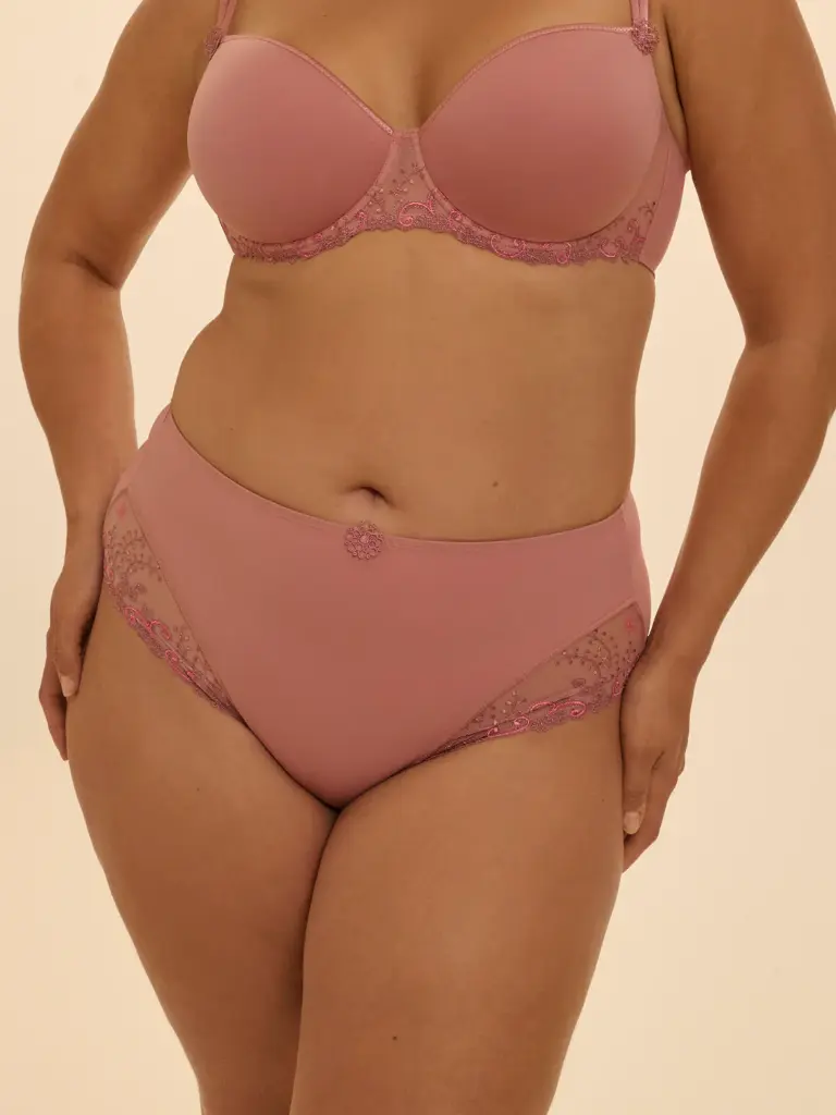 Culotte taille haute SIMONE PERELE "Délice" 12X770 - Rose Fumé 469