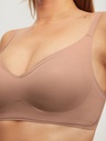 Soutien-gorge souple avec coussinets amovibles CALIDA "Natural Skin" 03139 - Timeless Taupe 905