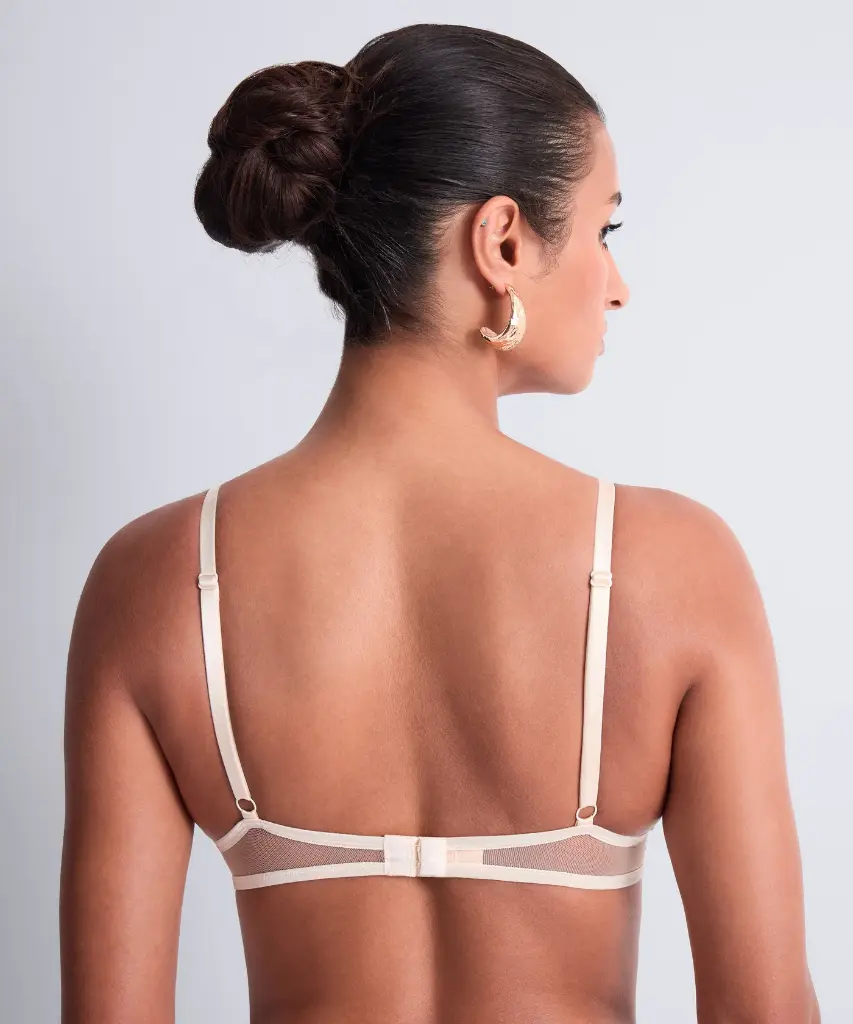 Soutien-gorge armature triangle plongeant AUBADE                     "Iconic Calypso" 6CF12 - Dune DUNN