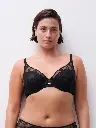 Soutien-gorge armaturé spacer plongeant CHANTELLE "Idyll" C18UND - Rose Taffetas 0JV
