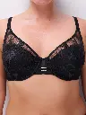 Soutien-gorge armaturé spacer plongeant CHANTELLE "Idyll" C18UND - Rose Taffetas 0JV