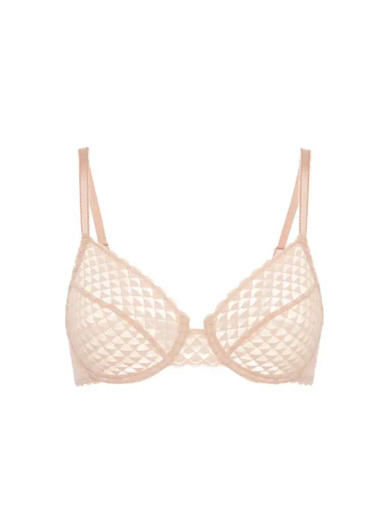 Soutien-gorge avec armatures SIMONE PERELE "Subtile" 19Y310 - Peau Rosée 739