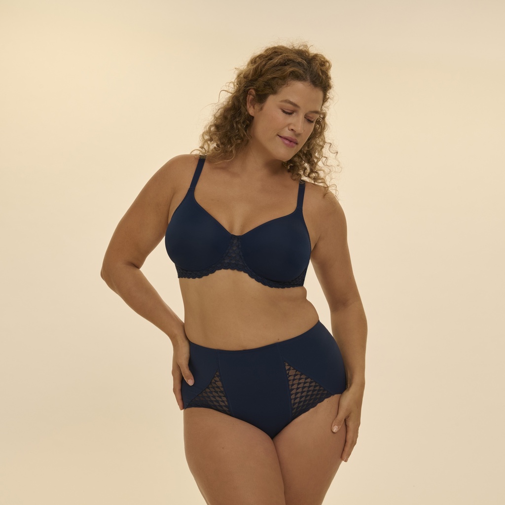 Culotte taille haute gainette SIMONE PERELE "Subtile" 19Y610 - Midnight 561