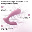 Vibromasseur contrôlé via app & double stimulation SVAKOM "Erica" - Rose