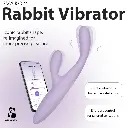 Vibromasseur contrôlé via app & double stimulation & tête chauffante SVAKOM "Cici + 2" - Lavande 