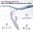 Vibromasseur contrôlé via app & double stimulation & tête chauffante SVAKOM "Cici + 2" - Lavande 