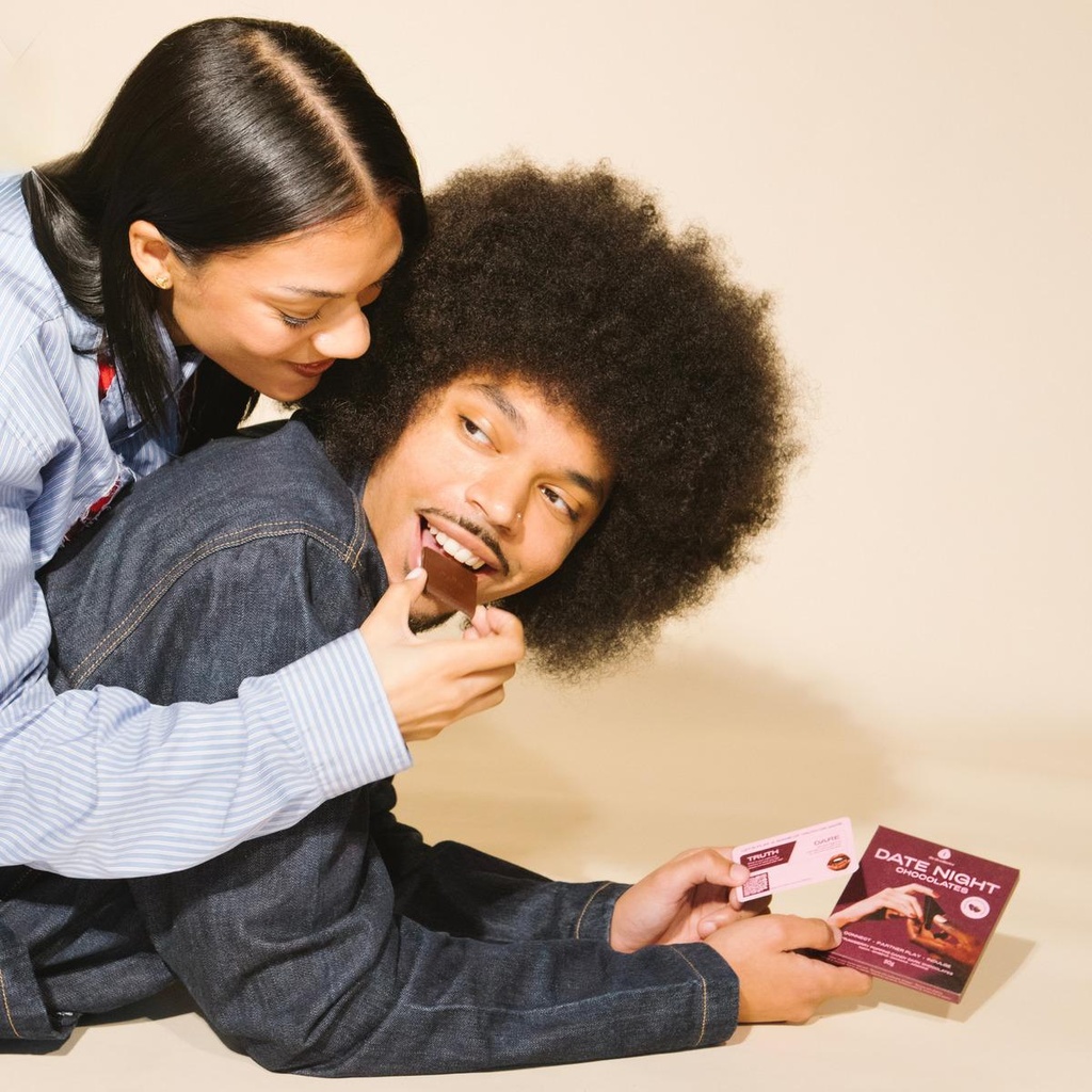 Chocolat aphrodisiaque THE OH COLLECTIVE "Date Night Chocolates" - MAca et Ginseng 