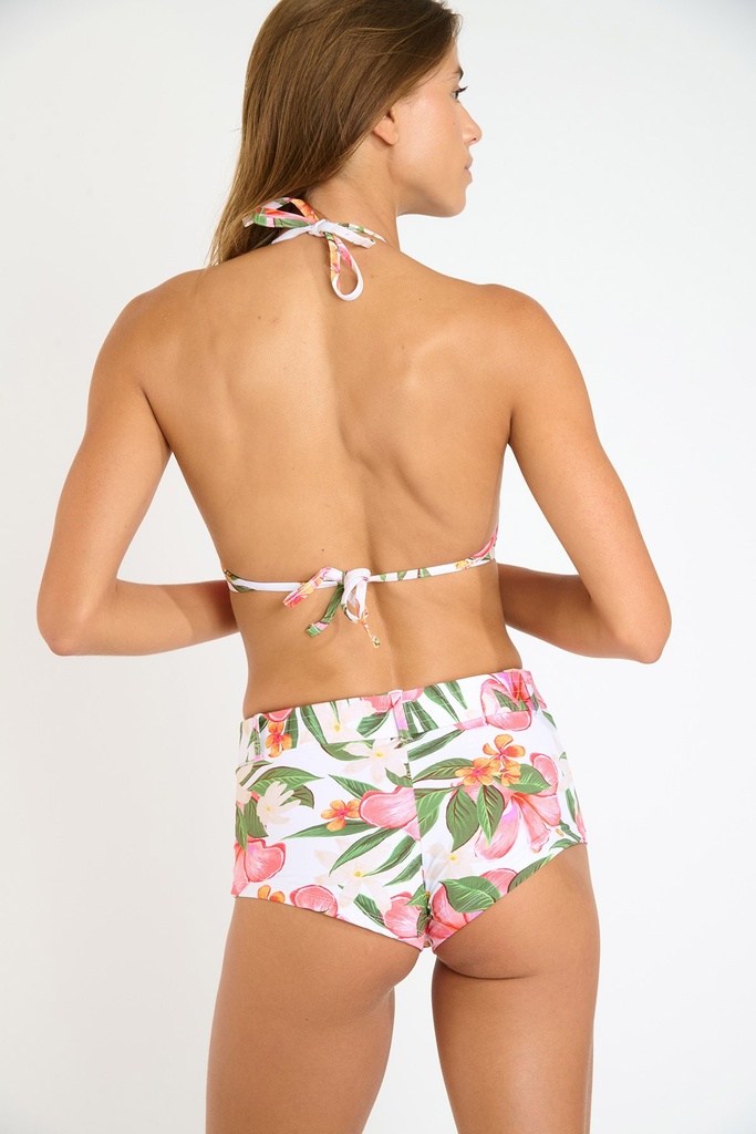 Bas de Bikini shorty BANANA MOON "Fima Tahiti" - Blanc MYW10