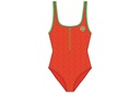 Maillot avec tirette BANANA MOON "Smak Popmix" - Orange Vert Jaune MFQ62