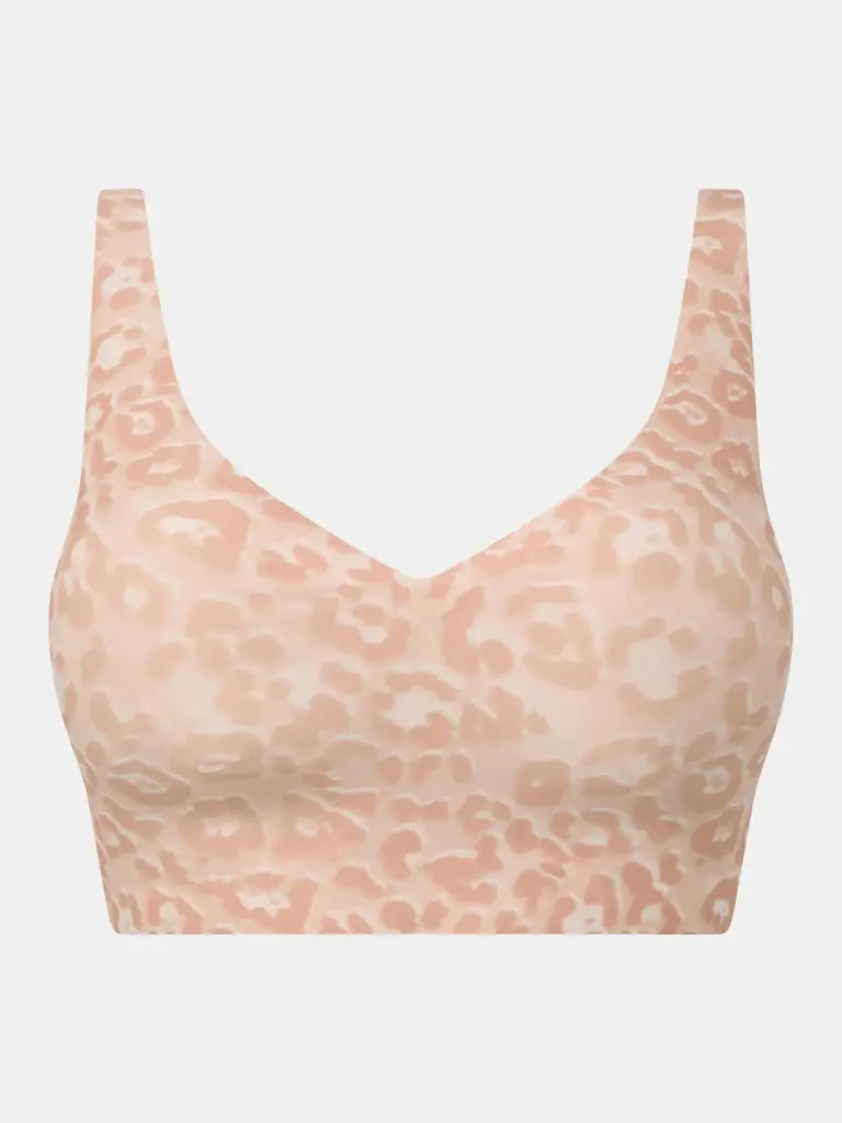 Brassière invisible avec coques et bretelles règlables CHANTELLE "SoftStretch Power" C11DQB - Leo Blush D13