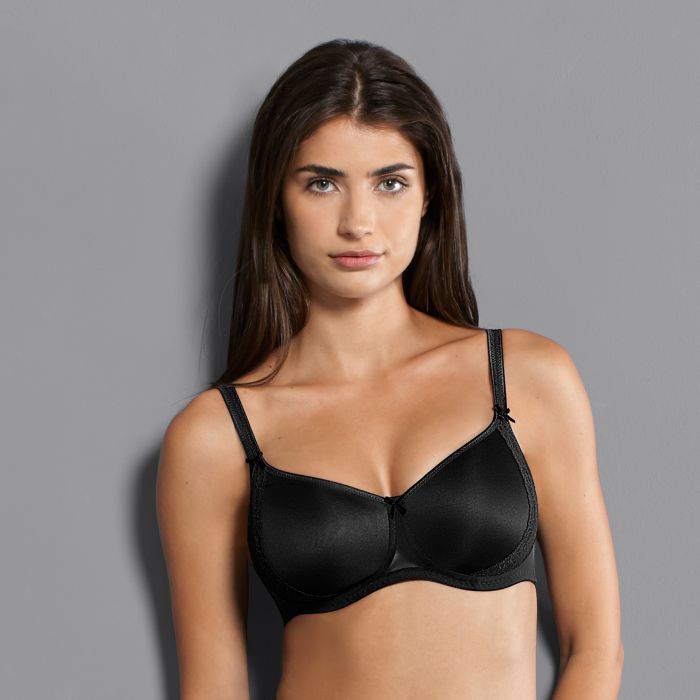 Soutien-gorge avec coques sans armatures  ANITA ROSA FAIA "Lace Rose" 5618 - Noir 001