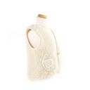 Gilet enfant 100% Laine DIRECT TANNERIE "GILET" - Ivoire