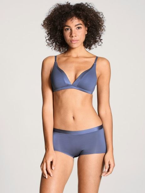 Soutien-gorge triangle à coques sans armatures CALIDA "Cate" 03158 - Bleached Denim 385 (Entier)