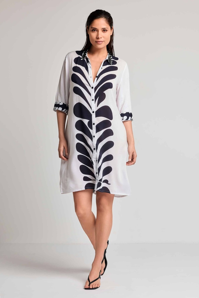 Chemise de plage DAVID "Doris" DA26-111 - Ivoire IV