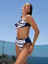 Bas de Bikini slip coulissant LISE CHARMEL "Danse des Vagues" ABB0696 - Danse Blue 15096