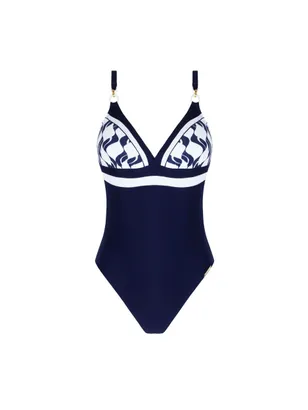 Maillot sans armature Nageur Maintien LISE CHARMEL "Danse des Vagues" ABB6996 - Danse Bleu 15096