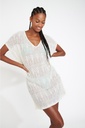 Robe de plage BANANA MOON "Zinia Beachsoul" - Ecru MEG11