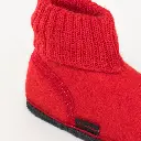 Pantoufles en 100% laine mouton GOTTSTEIN "Ötz" 134 - Rubis 2826