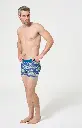 Boxer homme coton bio ARTHUR "Van Life" MAC - Marine VANNE26