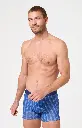 Boxer homme coton bio ARTHUR "Pacifique" MAC - Marine WALEE26