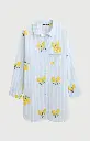 Chemise de nuit femme boutonnée ARTHUR "Lemon Chérie" PAV - Glace LEMOE26