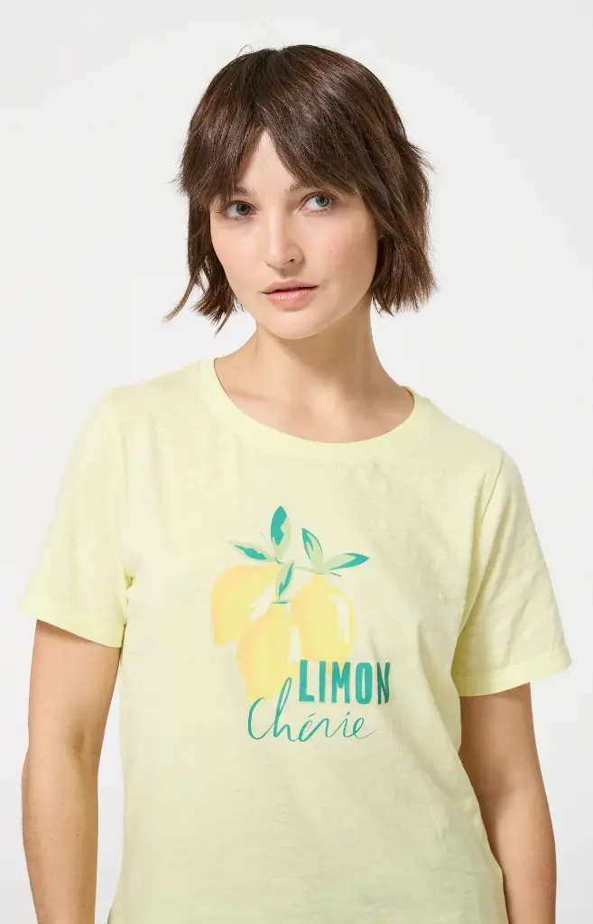 Pyjama femme ARTHUR "Lemon Chérie" ELO - Glace LEMOE26 