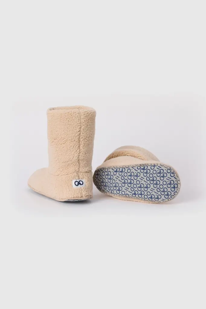 Pantoufles botte en polar WOODY 252-10-BOO-M - Beige 127