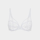 Soutien-gorge décolleté plongeant avec armatures SIMONE PERELE "Intrigue" 1E2319 - Blanc 011