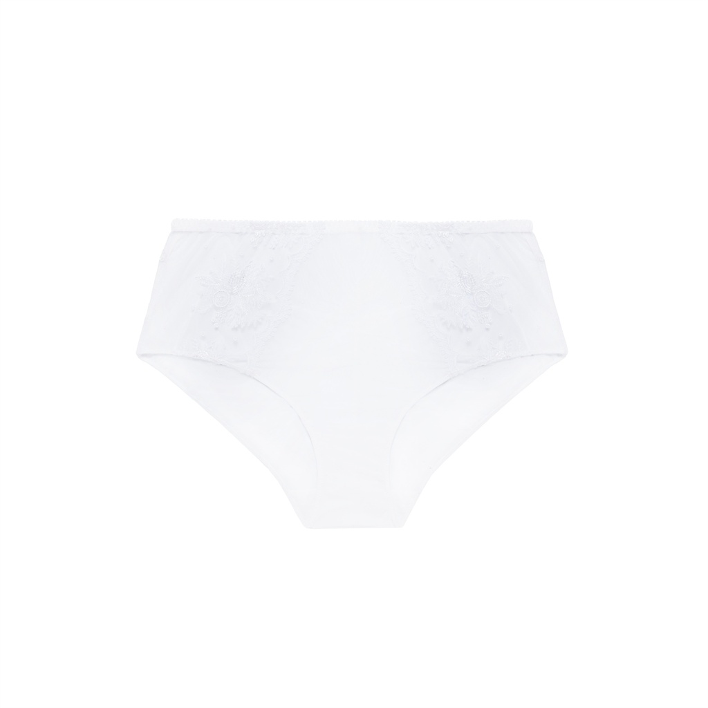 Culotte taille haute SIMONE PERELE "Intrigue" 1E2770 - Blanc 011
