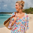 Robe de plage ANITA ROSA FAIA "Akalani" M6 8177 - Multi Colour 009