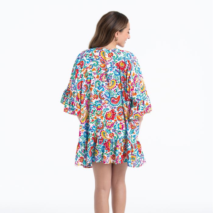 Robe de plage ANITA ROSA FAIA "Akalani" M6 8177 - Multi Colour 009