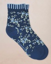 Chaussettes Dame BLEU FORET "Fil d'Ecosse Liberty Amiral" FBU6600 - Bleu LZ4