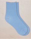 Chaussettes Dame BLEU FORET "Fil d'Ecosse Croquet" FBU6401 - Bleu Clair NI9