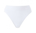 Slip confort 94% coton & large ceinture CALIDA "Elastic" 22030 - Blanc 001 (Gros plan)