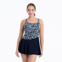 Maillot avec jupette pour prothèse ANITA CARE "Style Kista" 6488 - Marine Blanc 345