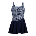 Maillot avec jupette pour prothèse ANITA CARE "Style Kista" 6488 - Marine Blanc 345