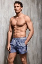 Short de bainDAVID MAN "Caicco" DM26-013 - Flower Jean MLT