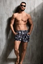 Short de bain DAVID MAN "Atlantis" DM26-042 - Gardenia BLK