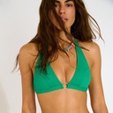 Haut de Bikini triangle BANANA MOON "Lifo Santaya" - Vert JYB37
