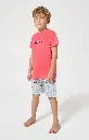 Pyjama short enfant ARTHUR "Le Grand Prix du Sommeil" BTG - Bleu FORMULE26