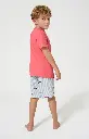 Pyjama short enfant ARTHUR "Le Grand Prix du Sommeil" BTG - Bleu FORMULE26